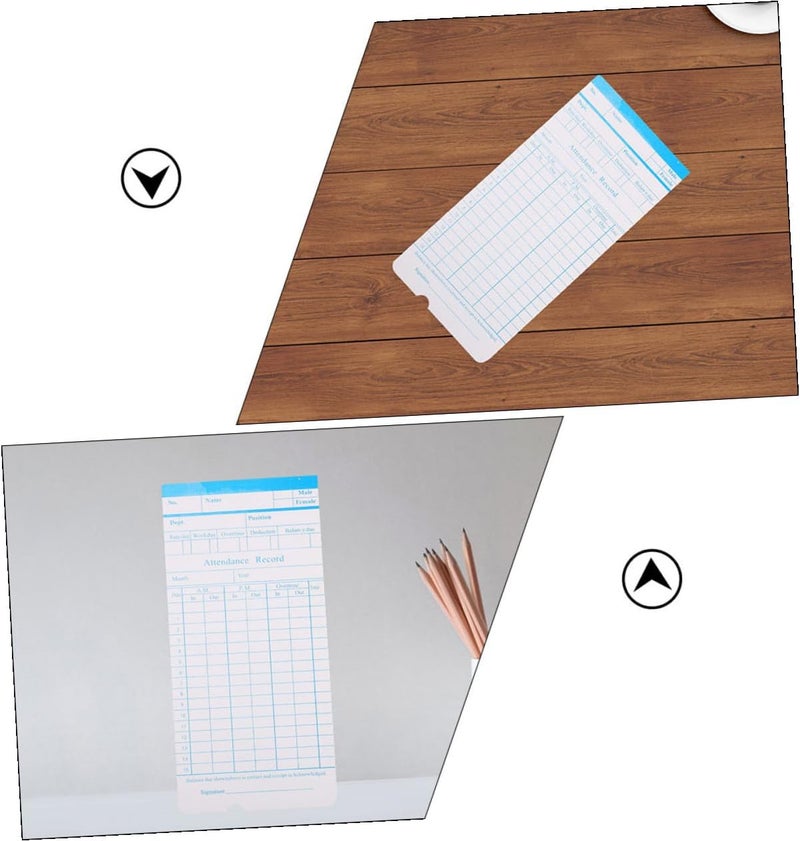 Ready goods scheduled ship Abaodam Double-Sided Time Cards Paper, 190 Sheets (2 Sets of 95 Sheets), Universal Attendance Recording Cards for Office Use with Weekly and Monthly Punching Function Light precision processed material Multi-market varied design options Pre-stock well-packed goods Cross product combo compatible Simple multifunctional build Easy assemble alternatives Backup reserve local stock All storage space compatible Dust proof Widely used design Proper storage environment Spec upgraded improved quality Light & sturdy Wet anti slip Ready varied options Practical build Fine polished finish Labor saving optimized design Repeated detach compatible build Anti topple design Multi option design Precision made Classic practical design Gulf mainstream practical design - Image 3