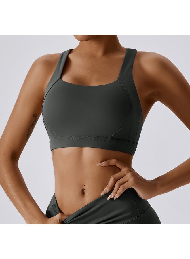 Cloud Sense Tight Yoga Vest Sports Underwear Shockproof High Strength Pilates Running Outdoor Workout Clothes For Women 8047