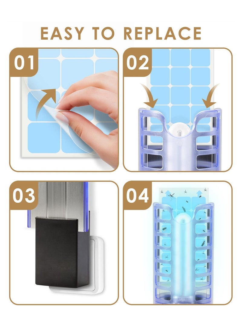 Excefore - Replacement Glue Boards Compatible with Dynatrap DT3009, Plug-in Indoor Insect Trap Mosquito Trap Refills Glue Cards for Dynatrap DT3009 DT3019 DT3039, Mosquito Killer Glue Pads (20 Pack) - Image 1