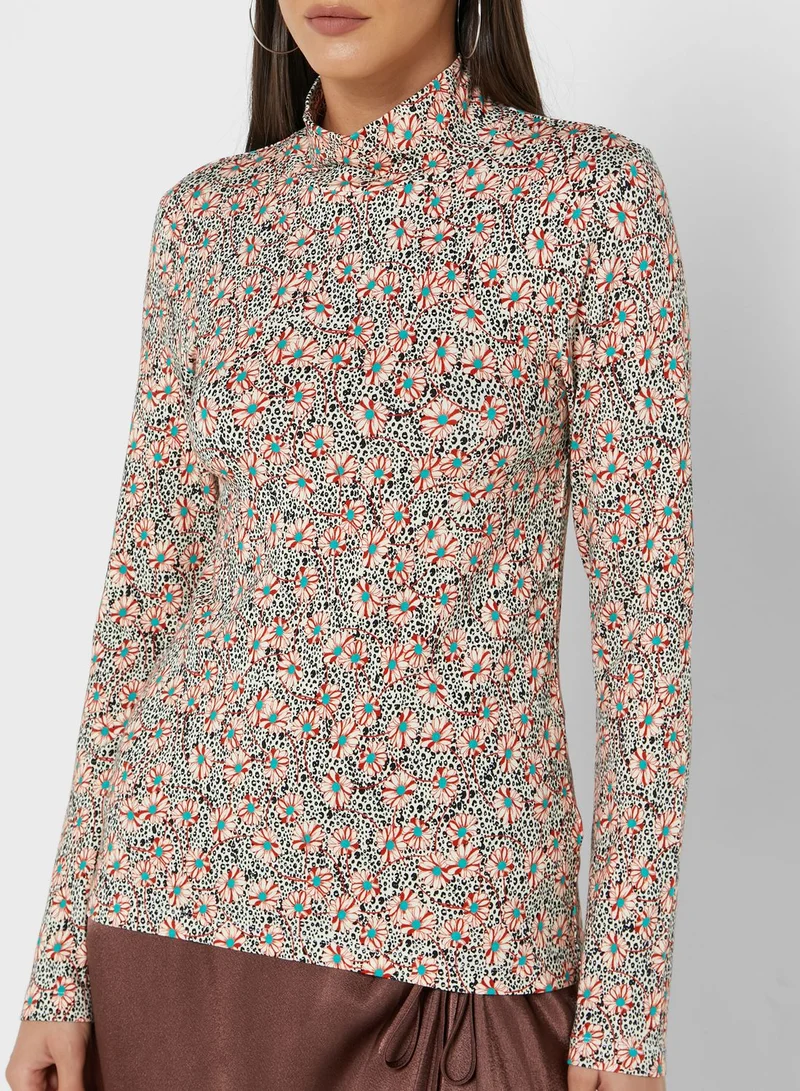ALIGNE High Neck Knitted Top