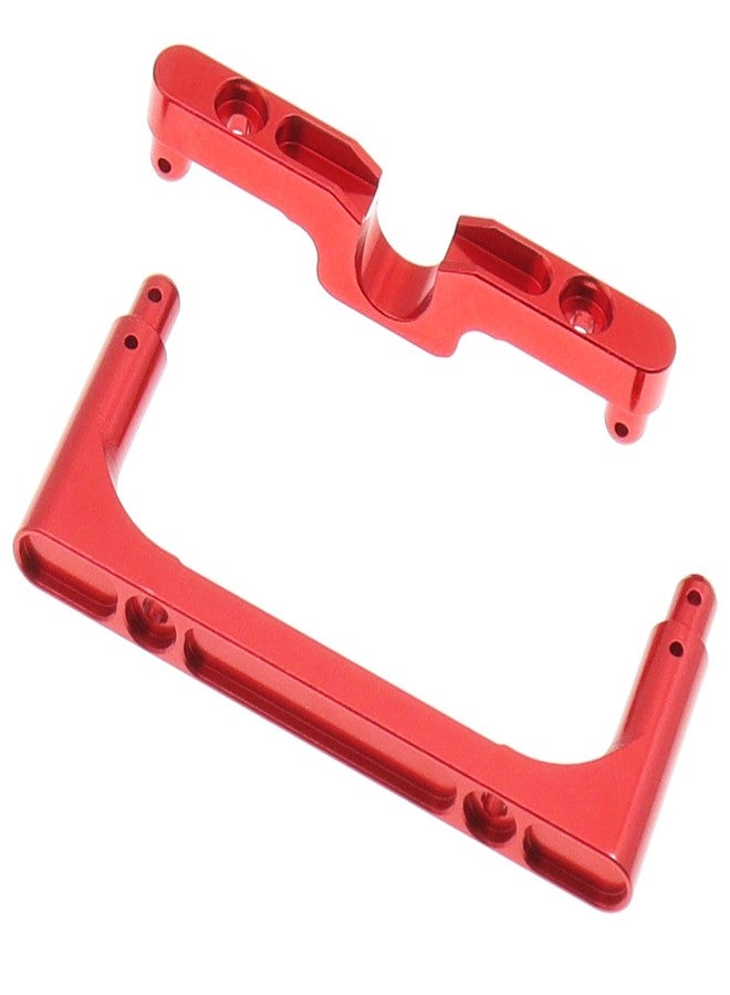 Treehobby Aluminum Upgrades Replacement Accessories Compatible with Hyper Go MJX 14301 14302 14303 1/14 RC Upgrade Parts,Red (Front & Rear Body Pillars) - Image 5