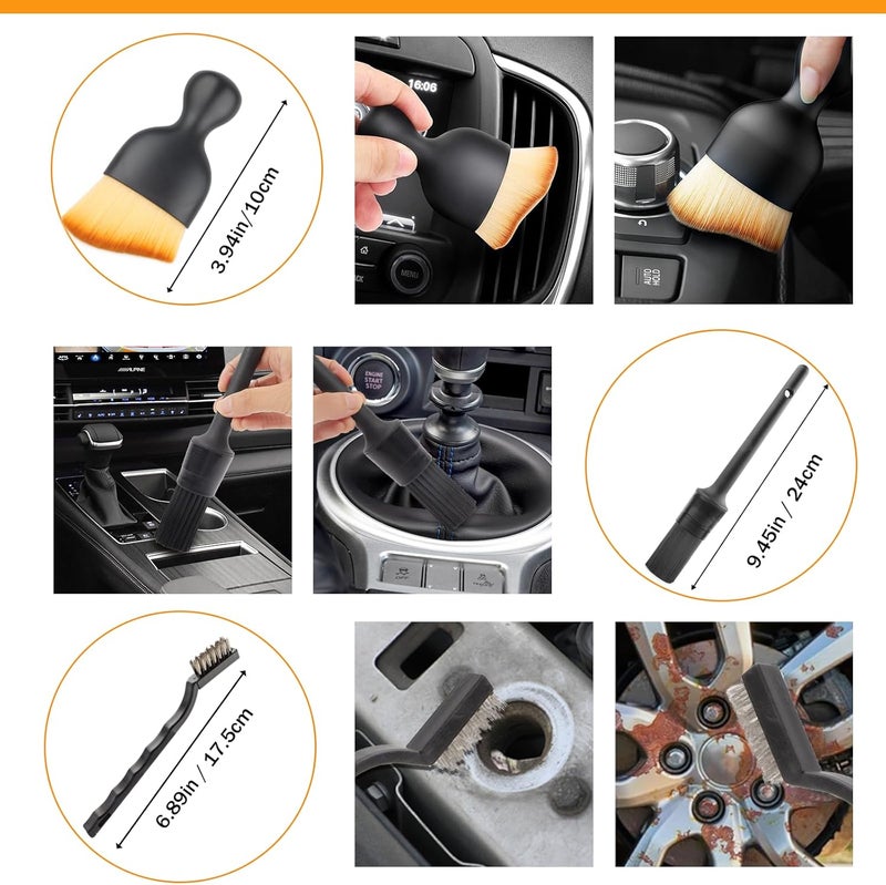 GES Car Wash Mop with Long Handle - 62 Inch Telescoping Brush & Microfiber Chenille Cleaning Kit - Image 5