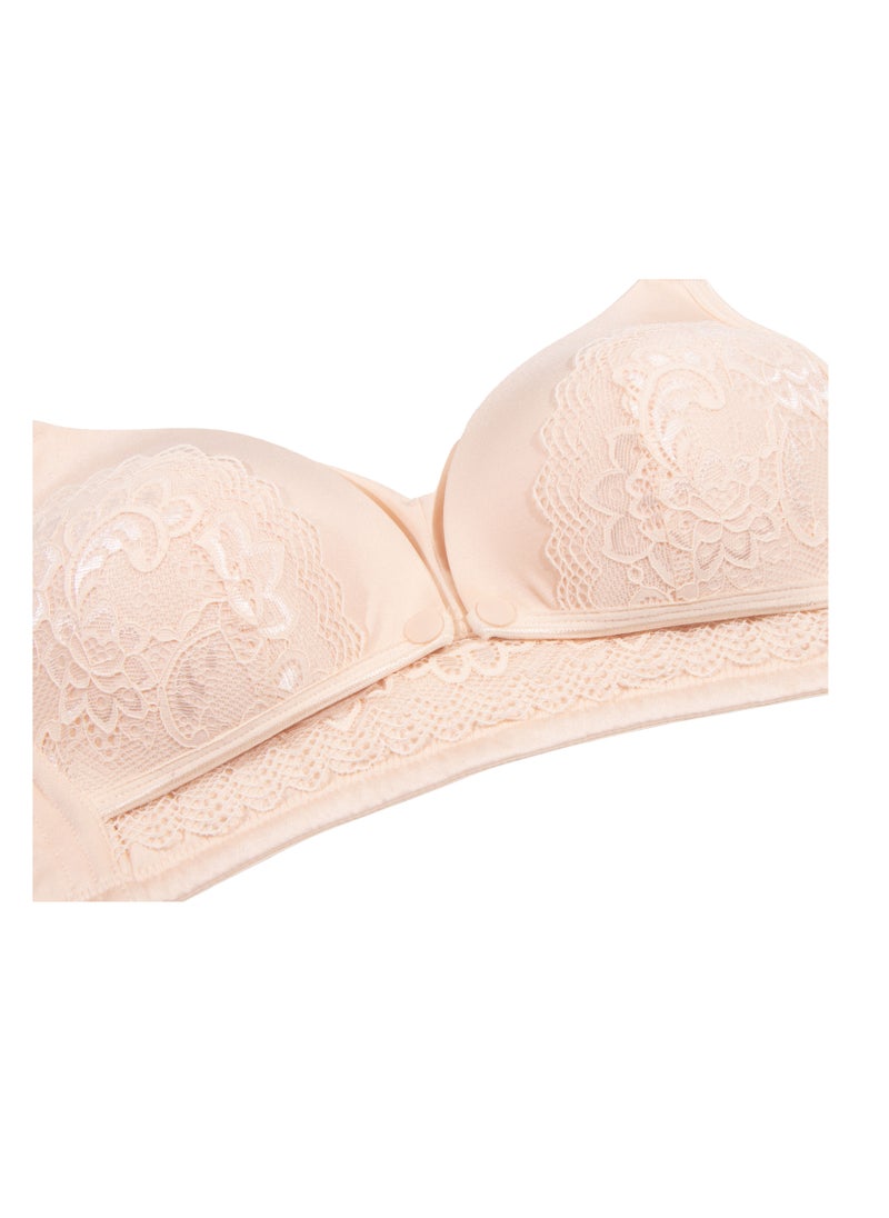 Okus - Full Cup Maternity And Nursing Bra - Beige - Medium - Image 1