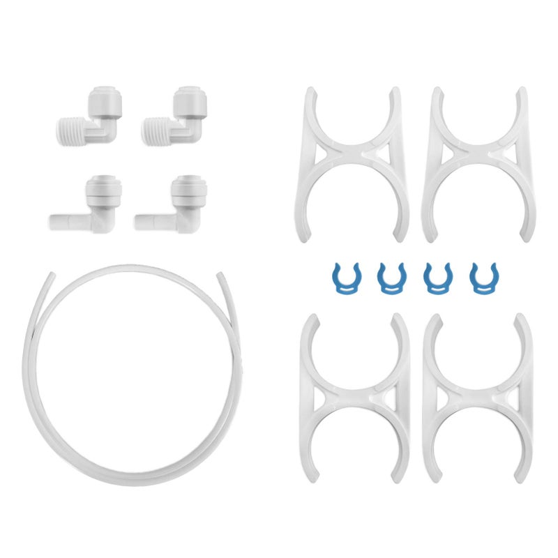 Express Water Filter Upgrade Kit For Reverse Osmosis And Under Sink Water Filtration System - Add A New Filtration Stage To Your System - Includes Adapters For   Threaded And Quick Connect Filters - Express Water - Image 1