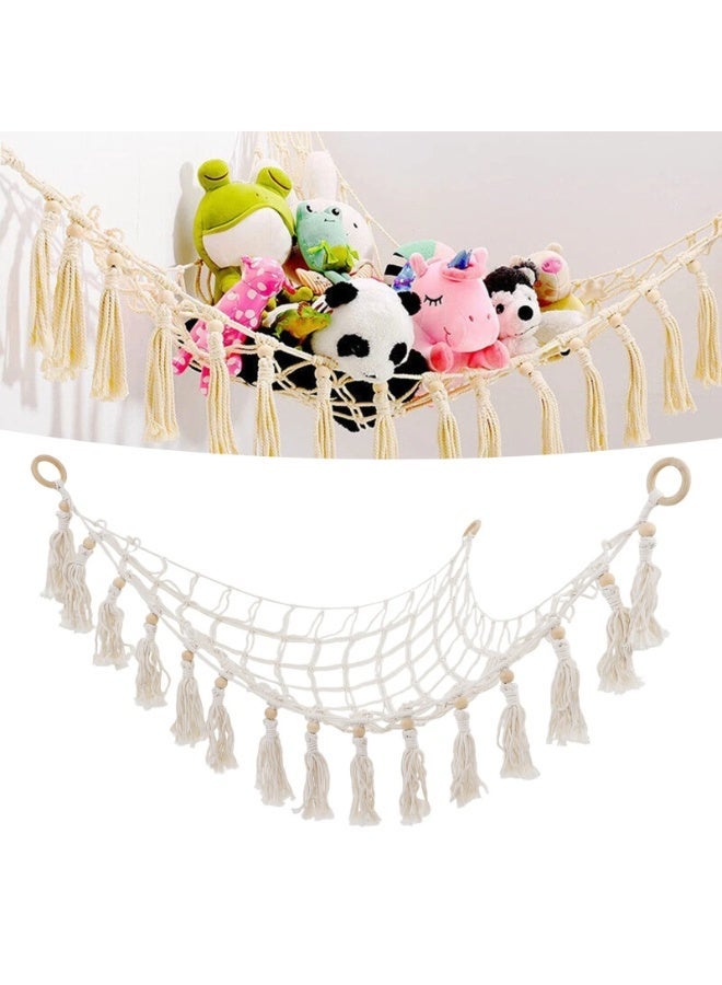 Hammock Bliss Stuffed Animal Net or Hammock，Toy Net Hammock for Stuffed Animals is Suitable Kids or Childrens Bedroom Room Wall Storage Organizer or Décor - Image 5