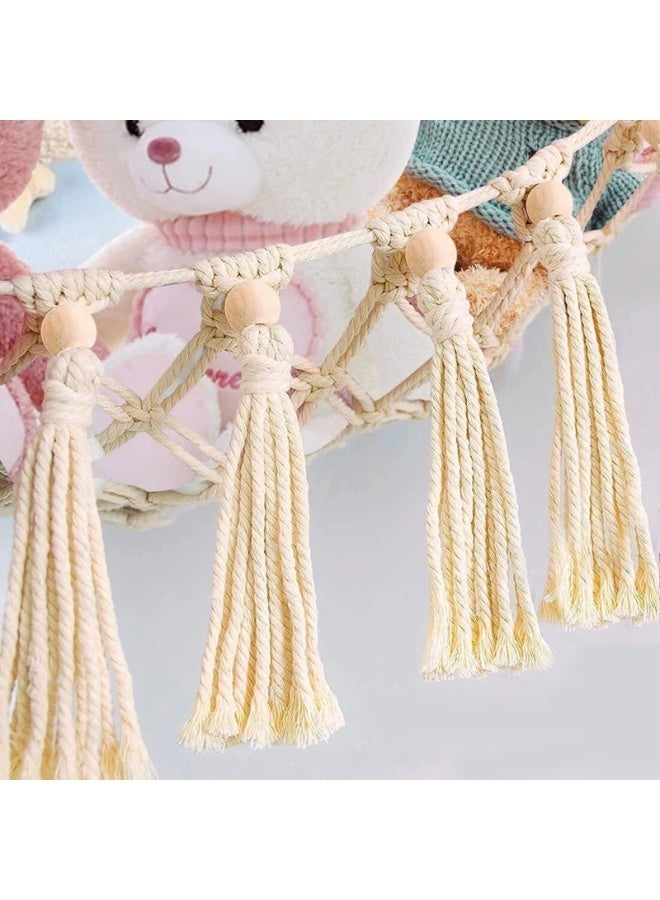 Hammock Bliss Stuffed Animal Net or Hammock，Toy Net Hammock for Stuffed Animals is Suitable Kids or Childrens Bedroom Room Wall Storage Organizer or Décor - Image 4