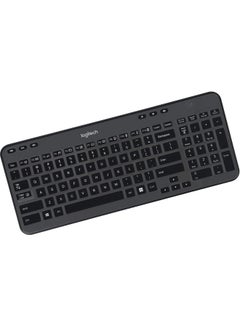Keyboard Cover for Logitech K360 Wireless Desktop Keyboard, Logitech MK360 Keyboard Protector, Logitech MK360 K360 Keyboard Accessories-Black