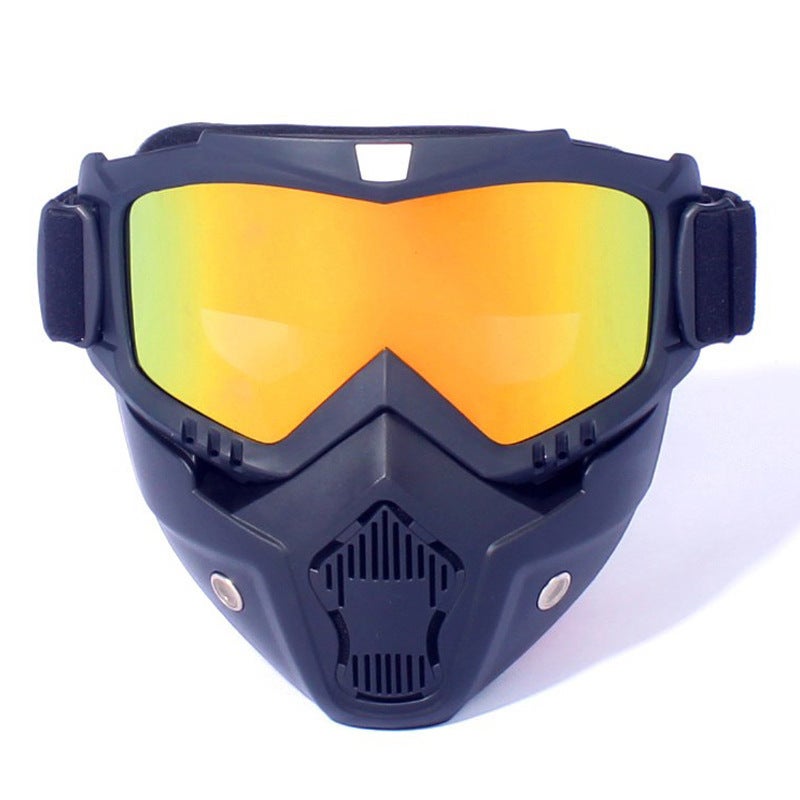 Motorcycle Goggles Windproof Dustproof Ski Glasses Face Mask - Image 3