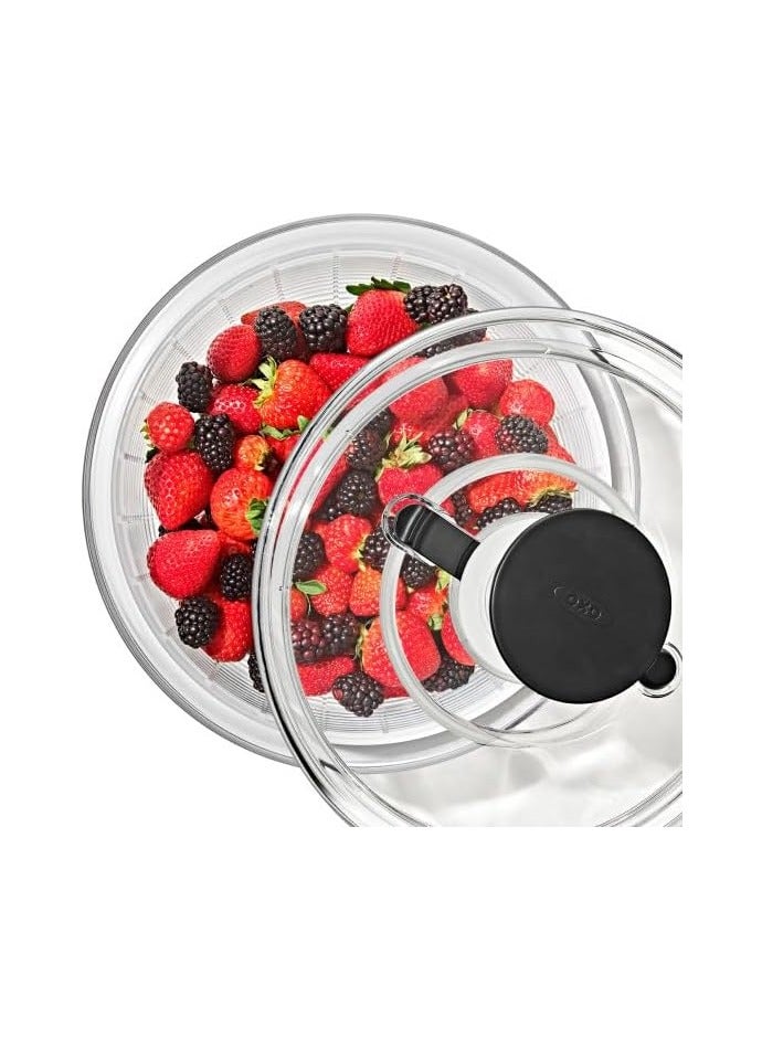 general Home Multifunction Press Vegetable Dehydrator Salad Fitness Meal Fruit and Vegetable Dehydrator Kitchen Drainer Basket Shake Dryer - Image 4