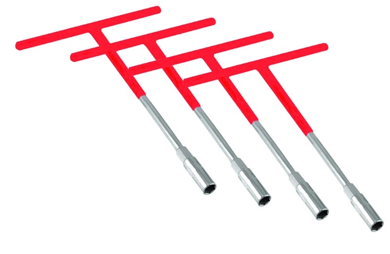 XDLB T spanner for home use Rubber Coating 8mm10mm 12mm14mm - Image 1