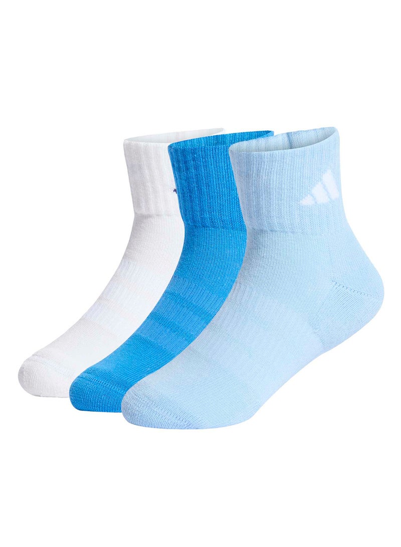 Adidas Cushioned Sportswear Ankle Socks 3 Pair Pack - Image 1
