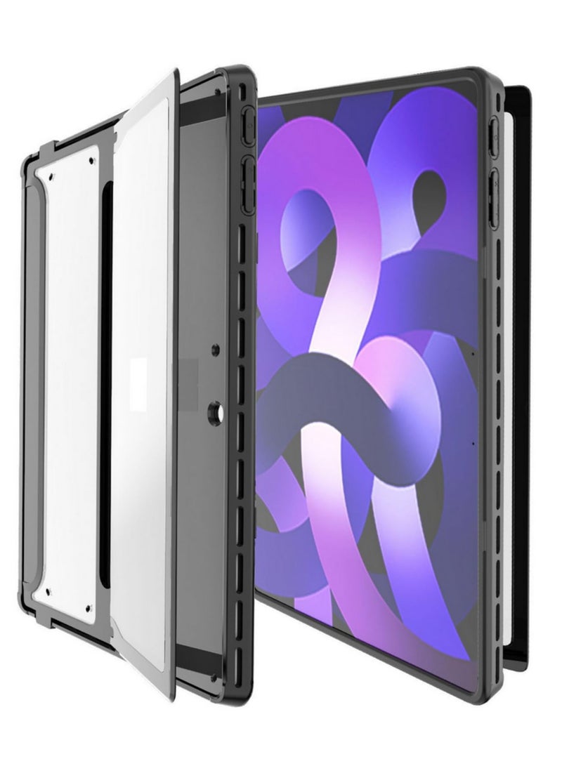 Hard Case for 13 Inch Microsoft Surface Pro 9 and Surface Pro 9 5G 2022 Shockproof Rugged Protective Cover Clear PC Shell Back for Type Cover Keyboard - Image 1