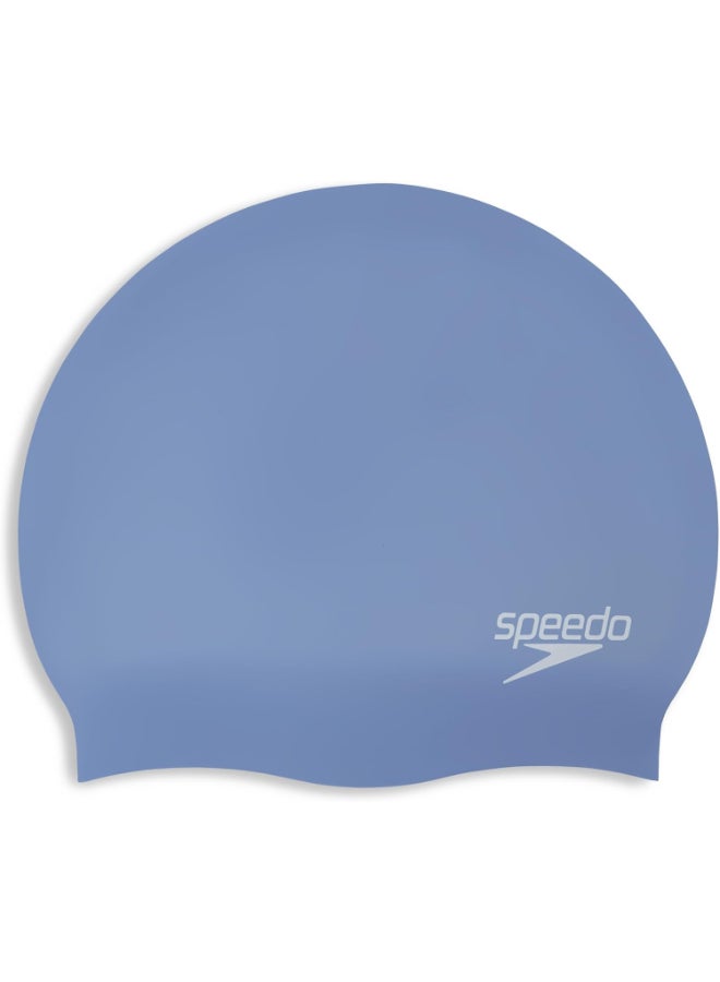 Speedo Unisex Long Hair Swimming Cap - Light Blue | Premium Swimwear & Swimming Accessory by Speedo for Training, Fitness and Recreational Use - Image 1
