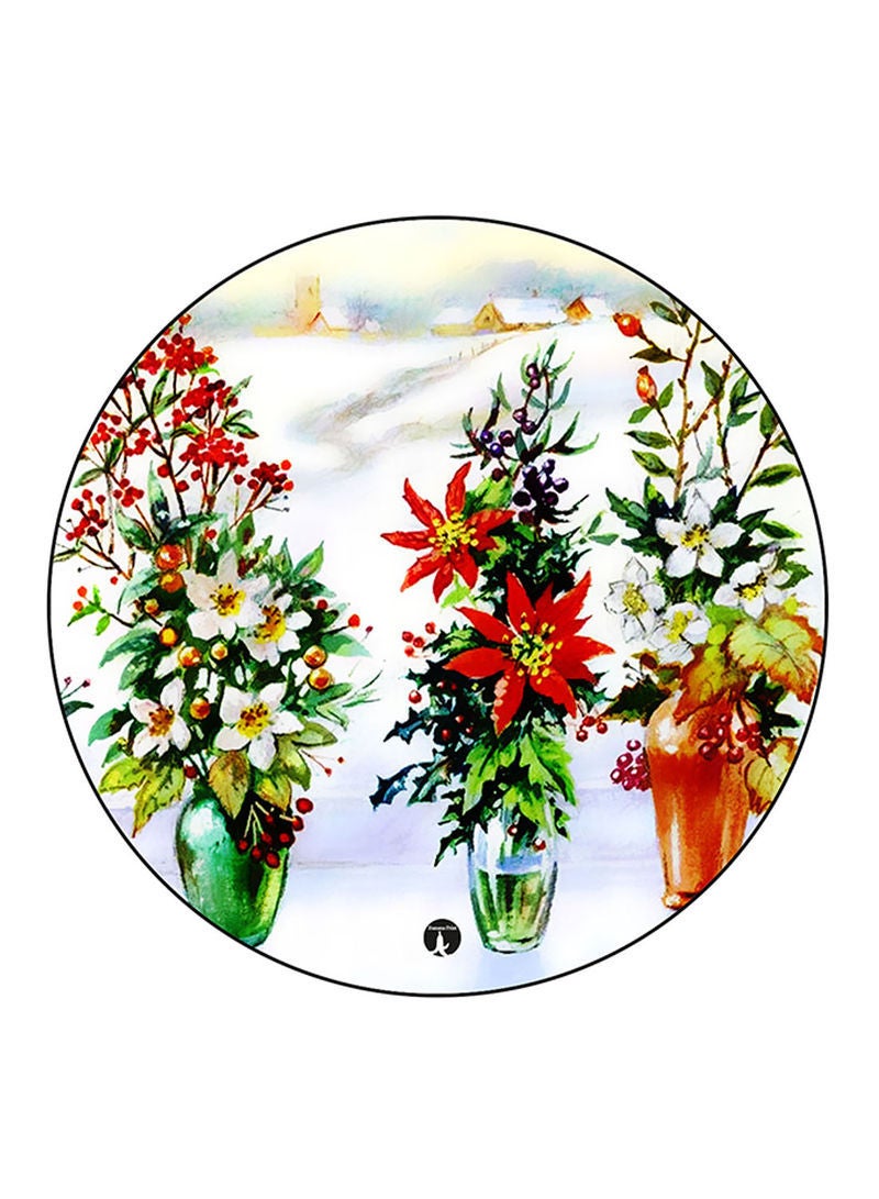 RKN Flowers Printed Large Pin Multicolour - Image 1