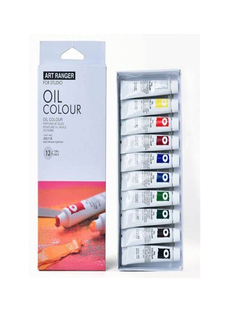 ART RANGERS Oil Colors Set of 12 Tubes 12Ml - Image 1