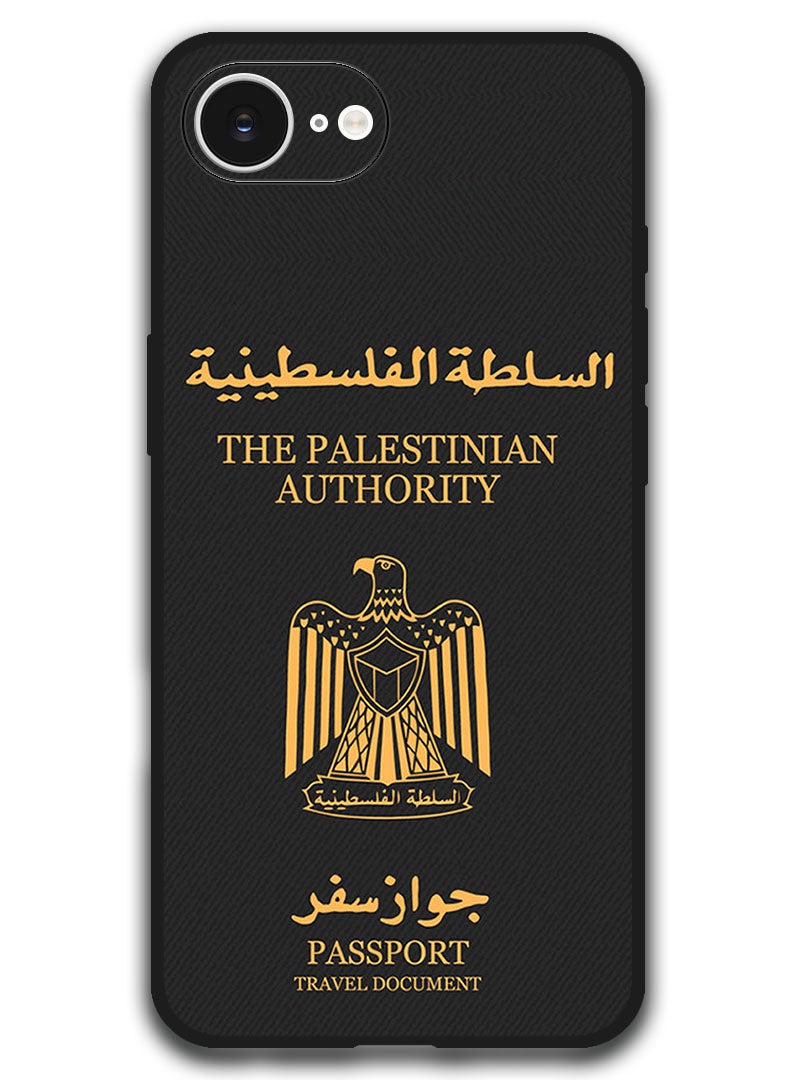 Theodor Case Compatible with Apple iPhone 17e / 16e 6.1 Inch Protection Shockproof Bumper Cover - Palestinian Passport - Image 1