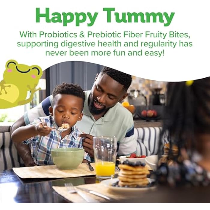 Biostime Kids Prebiotic & Probiotic Gummies (Ages 4+) | Probiotics for Kids | Includes 2 Billion CFU to Support Digestive Health| No added sugar Fruity Bites | Free from Top 9 Allergens |50 Count - Image 3