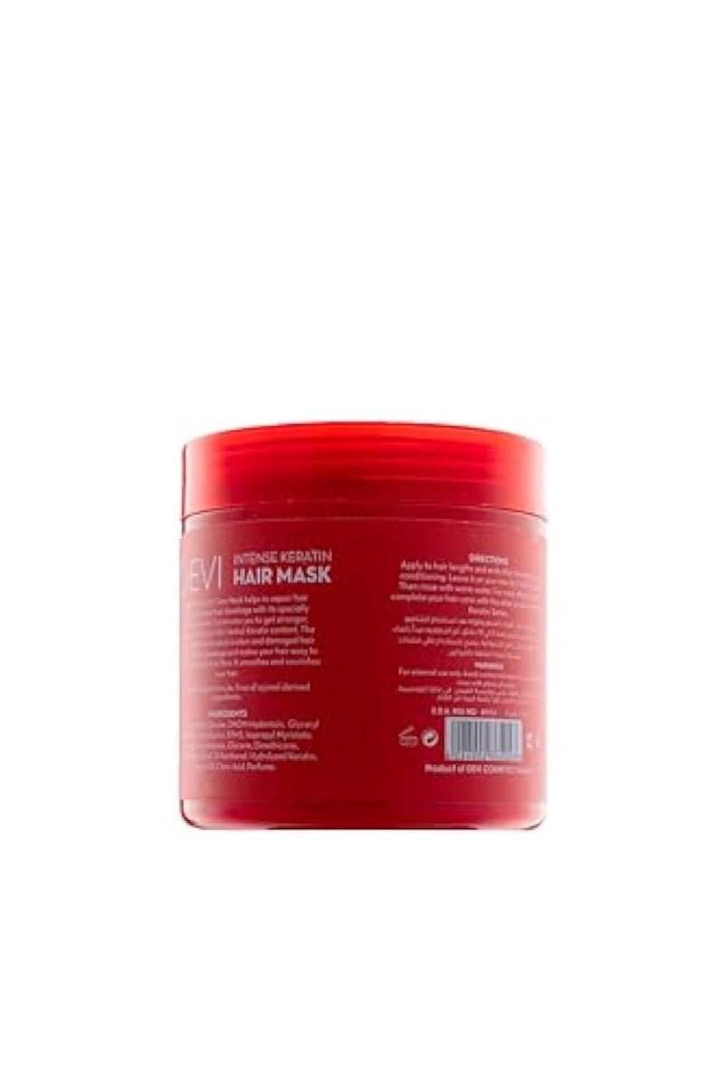 DEVI Intense Keratin Hair Mask, Repair and Smooth Care Treatment, 500ml - Image 2