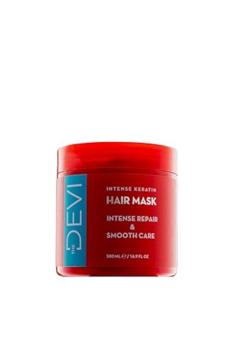 DEVI Intense Keratin Hair Mask, Repair and Smooth Care Treatment, 500ml - Image 1
