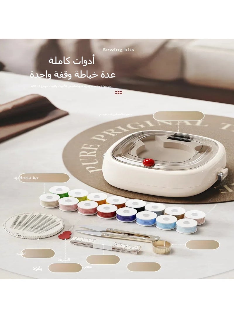 general Magnetic sewing box Portable household sewing tool box Dormitory hand sewing sewing sewing kit set Disposable sewing kit - Image 4