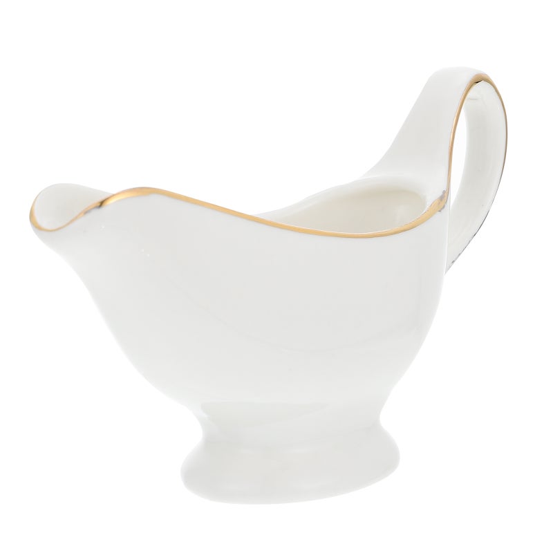 Western Tableware Home Ceramic Gravy Boat Sauce Jug Seasoning Container - Image 1