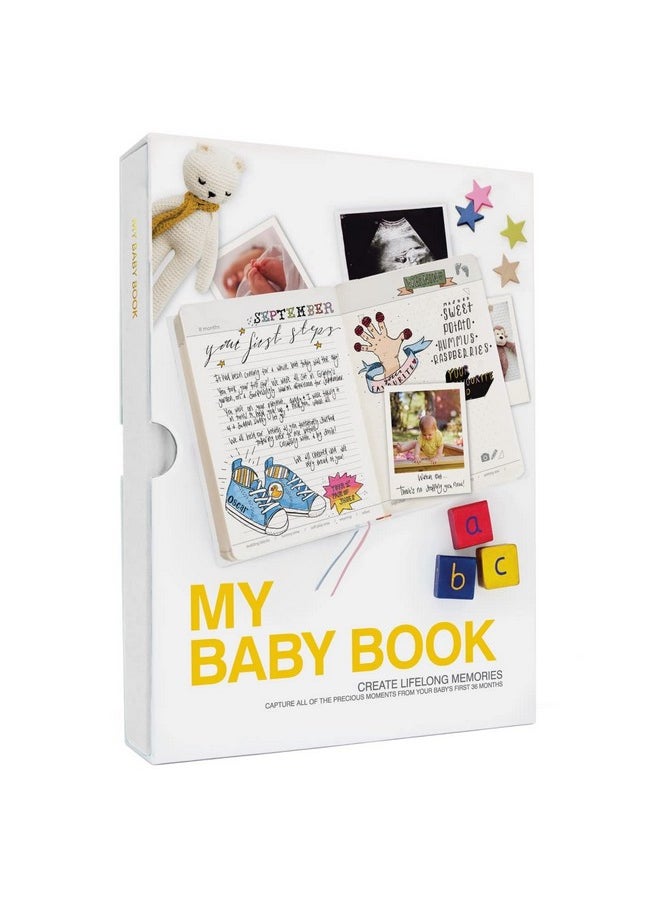 Suck UK - Baby Journal Baby Book Journal & Memory Book Pregnancy Journals For First Time Moms Baby Shower Gifts & New Mom Gift Includes Baby Photo Albums & Space To Record Baby Milestone - Image 1