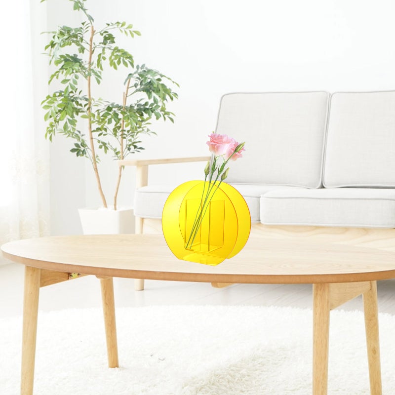 2 pcs Vase Geometric Shaped Flower Vase Nordic Style Flower Container - Image 5
