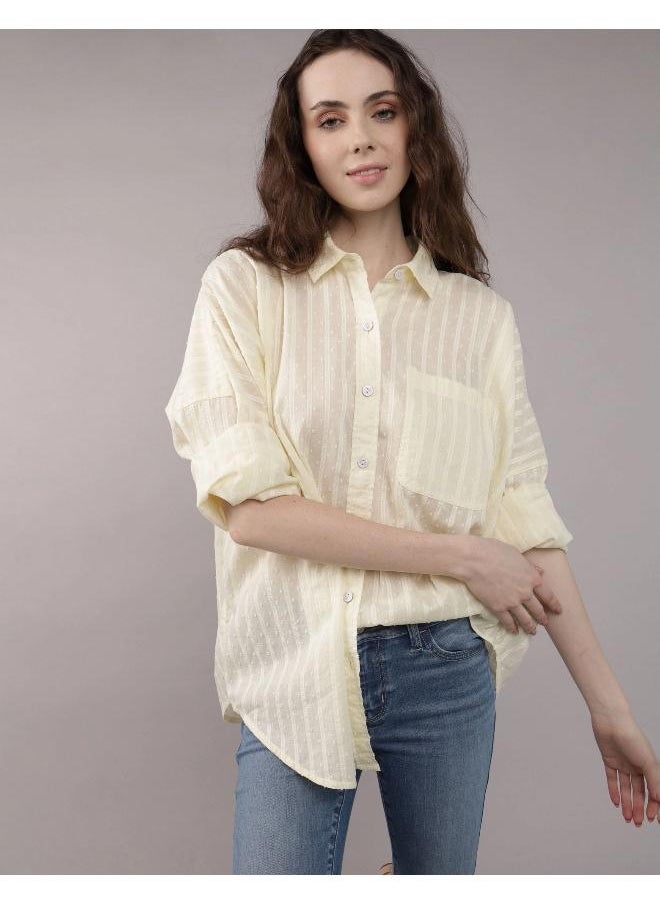 American Eagle AE Go Big Beach Shirt  - Image 1