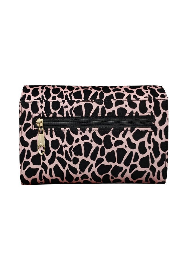 ALSU Women's Pink Hand Clutch Wallet Purse | Phone Pocket | 4 Card Slots | Jaguar Stripes Print(gdu-017pnk) - Image 4