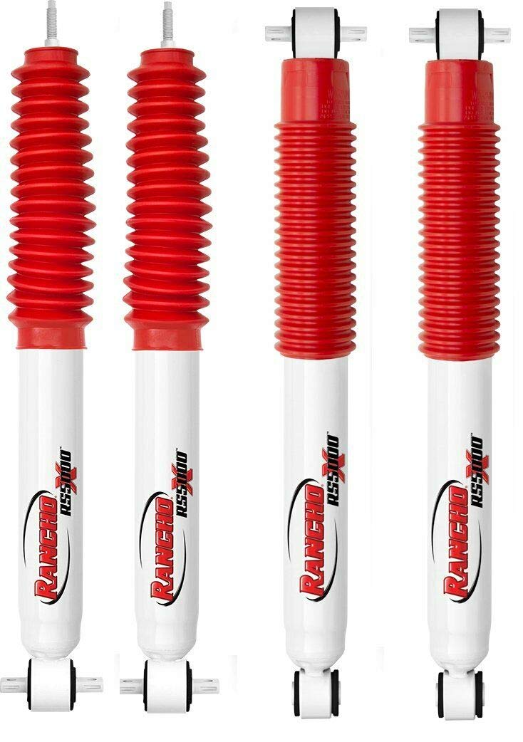 Rancho RS5000 Front And Rear Shocks Set Kit For 19972006 Jeep Wrangler TJ 02 Lift