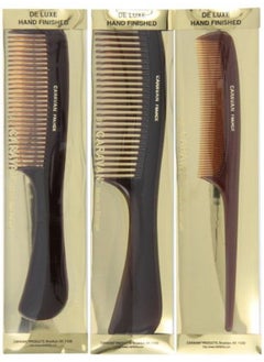 CARAVAN Tortoise Set Of 3 Shell Combs  - Image 2