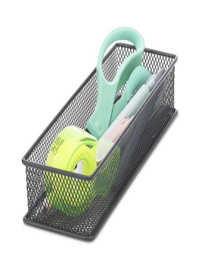 Whitmor Gray Metal Mesh Drawer Organizer Durable Storage 12 Pcs - Image 3