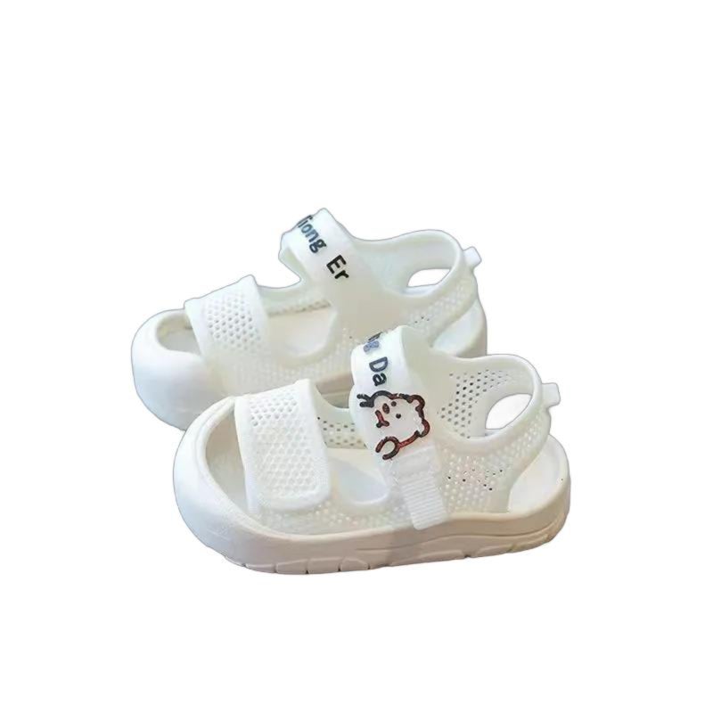 Children's sandals comfortable soft-soled mesh breathable non-slip toddler shoes (size 19 (inner length 13.5cm)) - Image 1