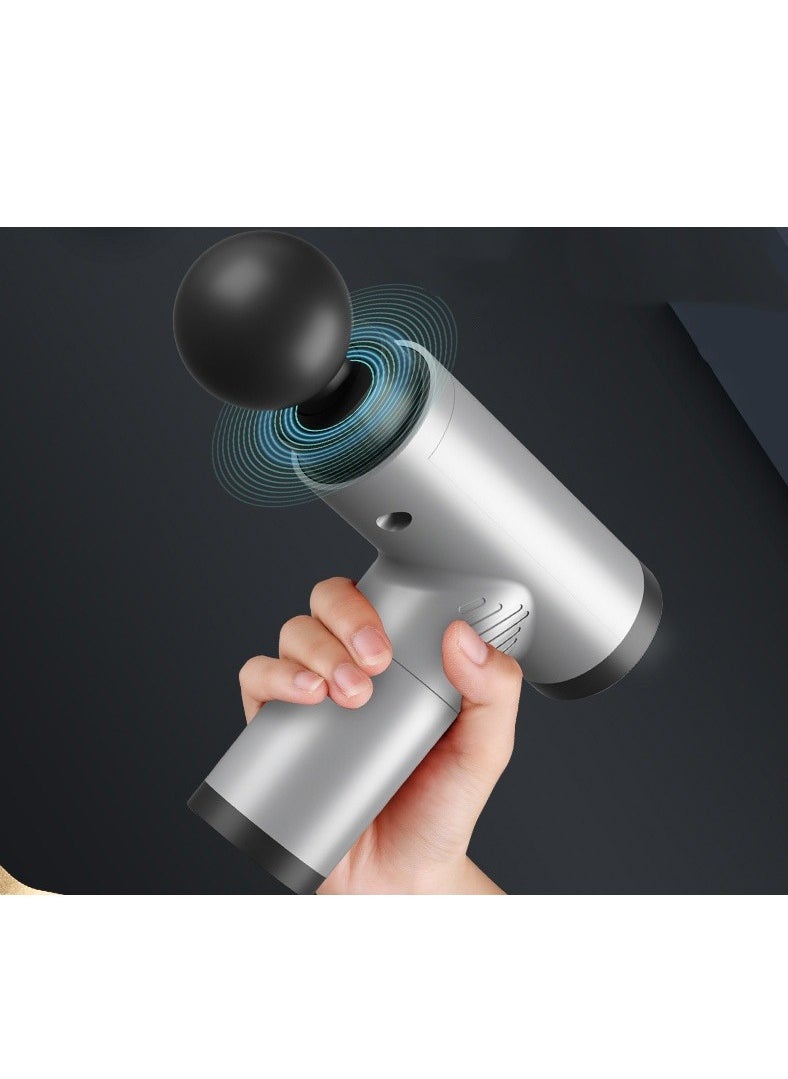 Generic Mini Massage Gun, Portable 6 Speeds Muscle Massager Deep Tissue with 4 Massage Heads, Super Quiet Type-C Charging Percussion Massage Gun for Muscle Pain Stiffness Relief  - Image 1