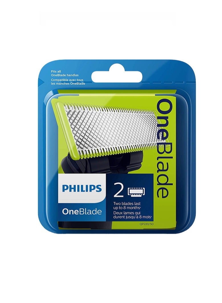 Philips OneBlade Replaceable Blade QP220/50 Lime Green/Silver/Black - Image 2