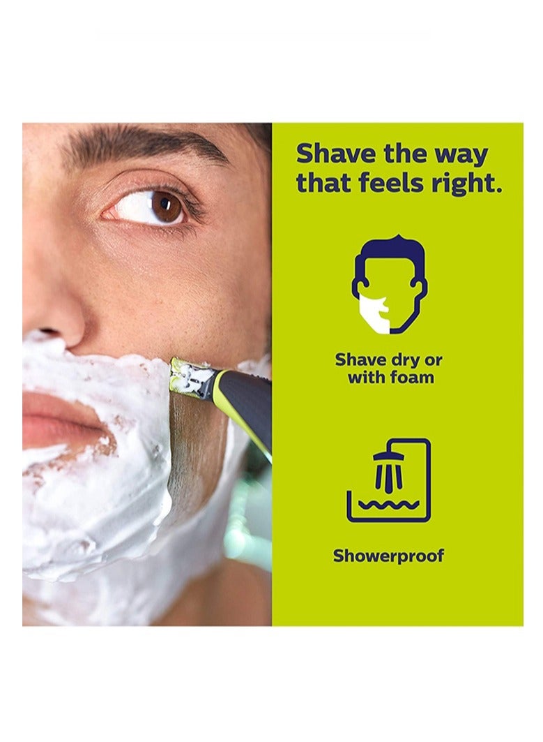 Philips OneBlade Replaceable Blade QP220/50 Lime Green/Silver/Black - Image 5