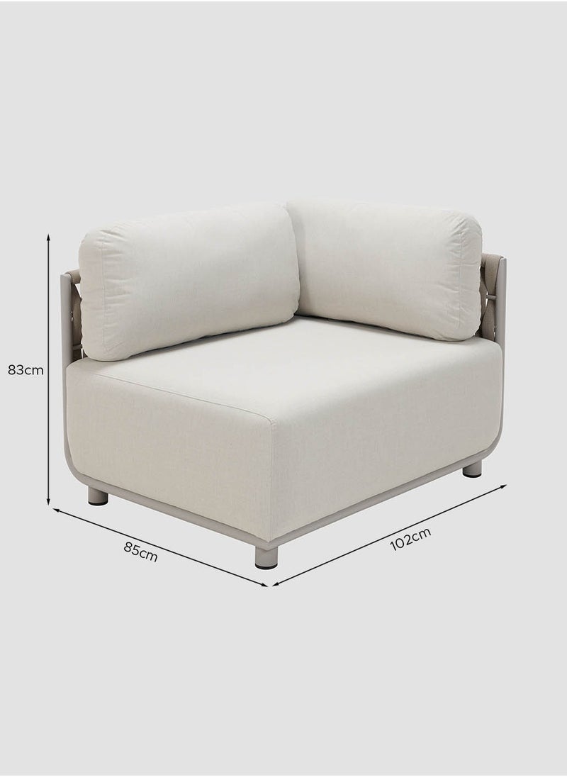 AL HUZAIFA FURNITURE Hug Outdoor Left Hand Single Sofa  - Image 4