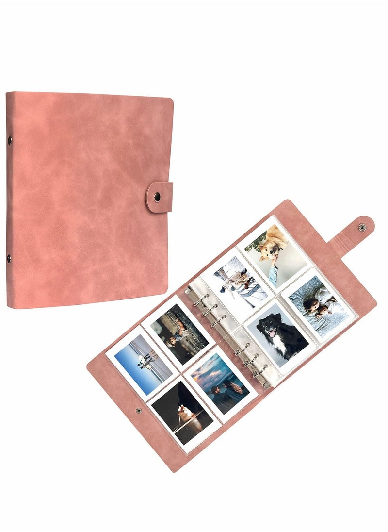 Photo Albums 200 Pockets Premium Leather Fujifilm Instax Mini Album, Wallet Size 3 Inch Picture Name Card Book - Image 1