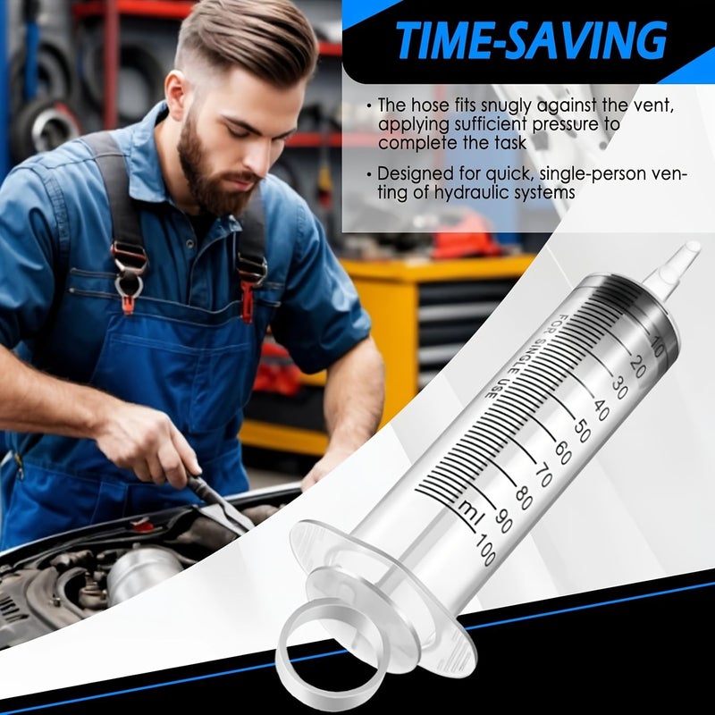 Brake Bleed Brake Bleed Kit One Set Hydraulic Disc Clutch Bleeding Tool Oil Fluid Extractor Bi - Image 5