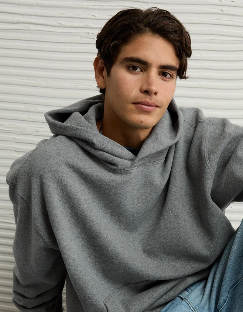 American Eagle  AE Laidback Luxe Heavyweight Hoodie for Men | Best Price UAE