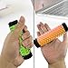 Deiviko 2Pcs Upgrade Little Pain Ouchies Pain Stim Fidget 3D Printed Fidget Toys Anxiety Relief Items Rotatable Grippie Stim Keychain Stim Toys for Autistic Adults Hard Spiky Sensory Toys Novelty Gifts - Image 4