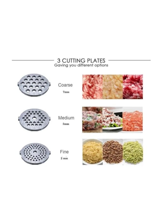 sokany SOKANY SK-088 3200W Electric Meat Sausage Maker, 3 in 1 Kitchen Sausage Filler with 3 Hole Slices Stainless Steel  - Image 3