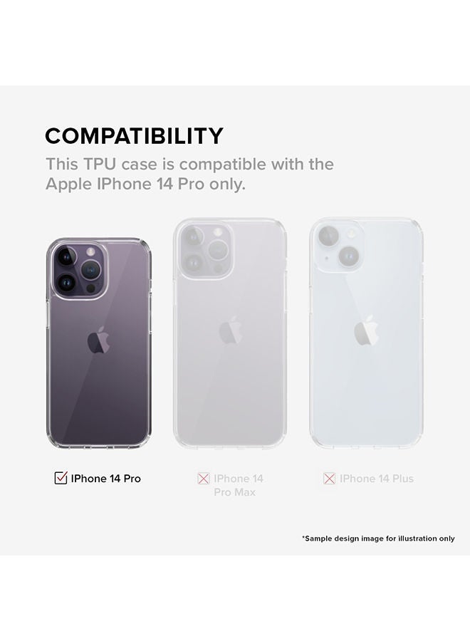 O Ozone Protective Cover for Apple iPhone 14 Pro Case with Magsafe TPU Acrylic Slim Thin Shockproof Phone Cover - Clear - Image 2