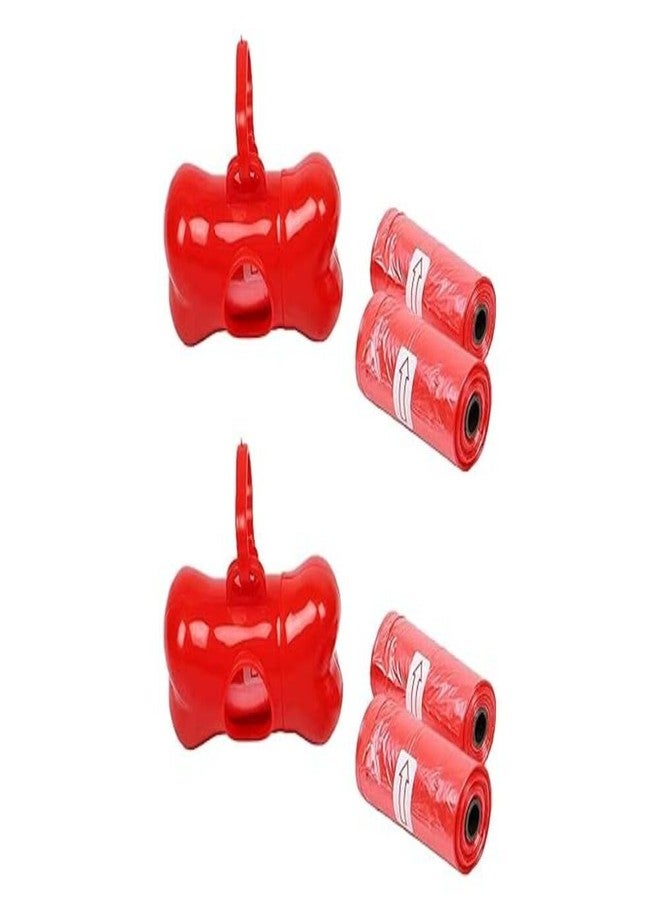 FLIPA Waste Collector Poop Bags for Dogs & Pets - Includes 2 Dispensers & 4 Rolls, Color May Vary, Durable, Leak-Proof, Easy to Carry for Outdoor Use - Image 1