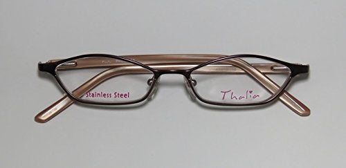 THALIA SODI Thalia Preciosa Womens/Ladies Optical Brand Name Designer Full-rim Eyeglasses/Eyeglass Frame (47-15-130, Eggplant / Taffy) - Image 2