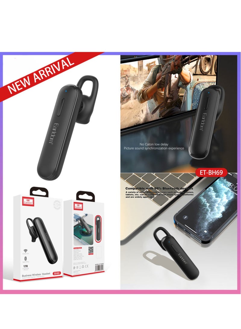 NEW BH69 Business Wireless Headset - Crystal Clear Sound & All-Day Comfort for Professionals - Image 5