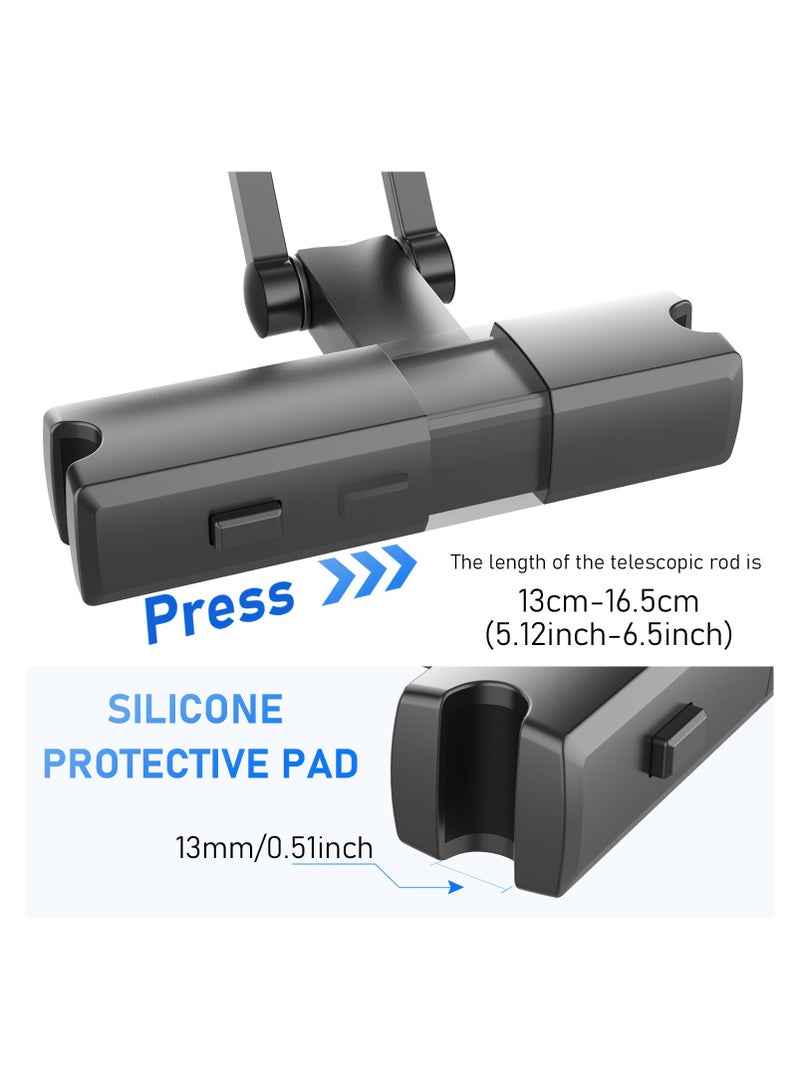 Folanry Car Back Seat Tablet Mount Holder, Adjustable Phone Mount for Car Back Seat,Secure and Stable, Suitable for 4.7-12.9 inch Devices, Adjustable Distance,Viewing Angle,Rotating Screen - Image 4