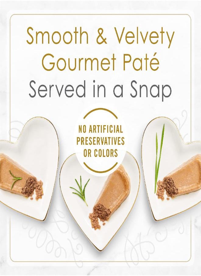 Purina Fancy Feast - Purina Fancy Feast Gourmet Wet Cat Food Variety Pack, Petites Pate Collection, break-apart tubs, 24 servings - (12) 2.8 oz. Tubs - Image 1