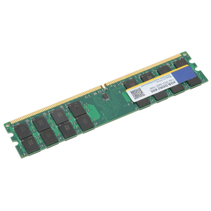 وحدة ذاكرة سطح المكتب بسعة 4 جيجابايت DDR2 بسعة 800 ميجاهرتز PC2-6400 مخصصة لأمد - رقائق عالية الجودة أداء مستقر استجابة سريعة لترخيص تخزين جهاز كمبيوتر سطح المكتب والعمل والألعاب - Image 4