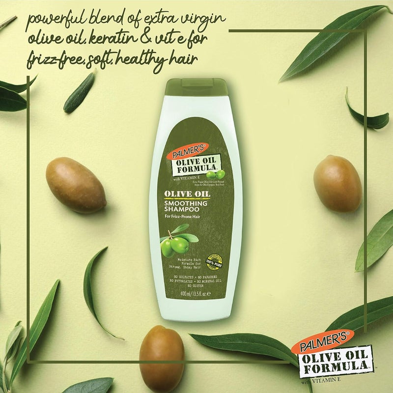 PALMER'S Palmers Olive Oil Formula Smoothing Shampoo Bottle 400 ml - Image 4